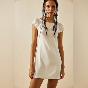 Free People Beach Rosalia Low-Back Mini Dress
